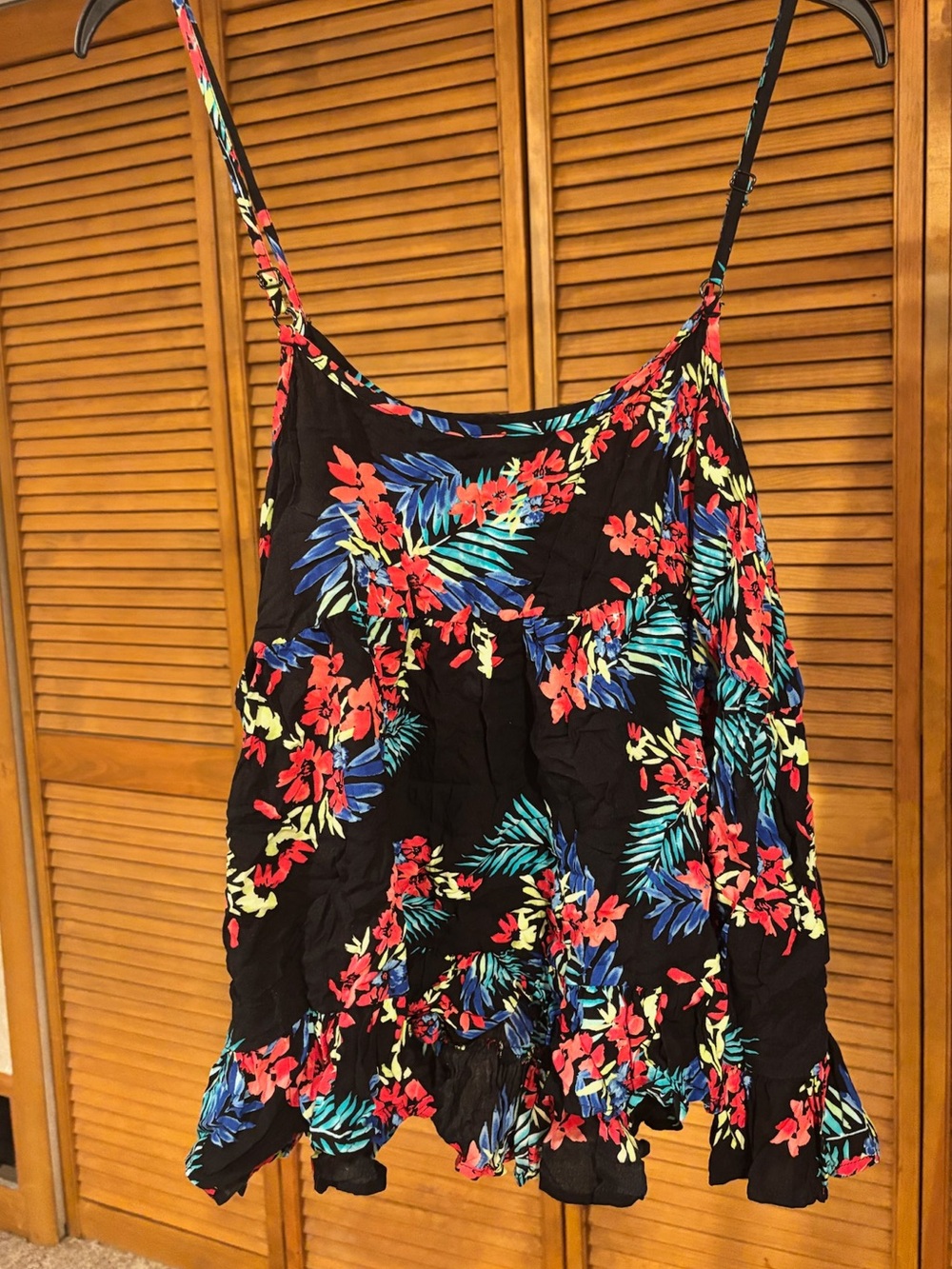 torrid Tropical Floral Camisole summer vacation travel resort wear lightweight